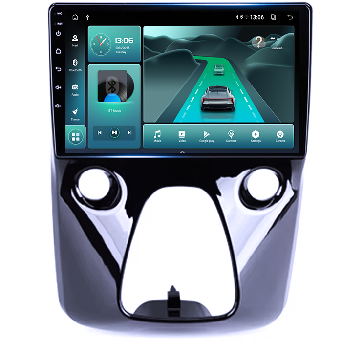 Navigatie dedicata Aygo 2012-2020, 4GB RAM 64GB ROM, Octacore, Android 13, Display QLED 10", DSP, Carplay, Android Auto, SIM 4G [3]