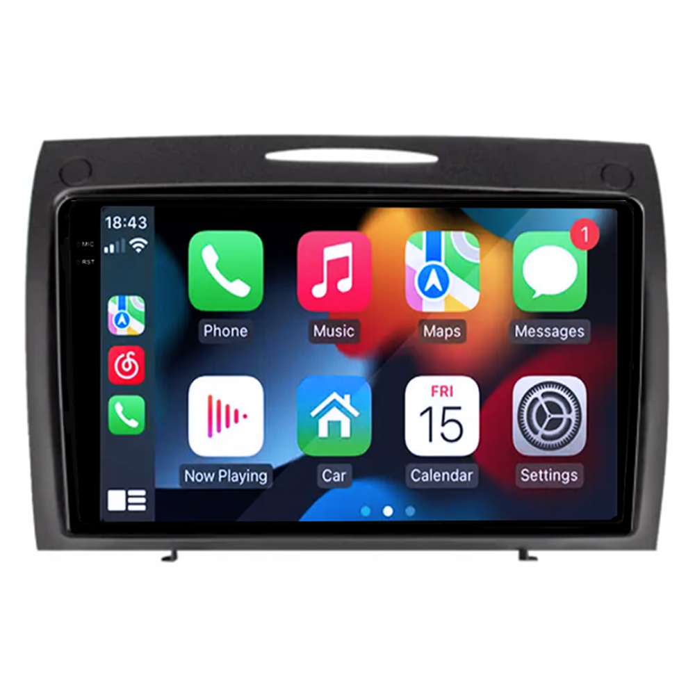 Navigatie dedicata BENZ SLK 2006-2010, 4GB RAM 32GB ROM, Octacore, Android 14, Display QLED  9", DSP, Carplay&Android Auto, SIM 4G, Bluetooth, Ventilator Activ [2]