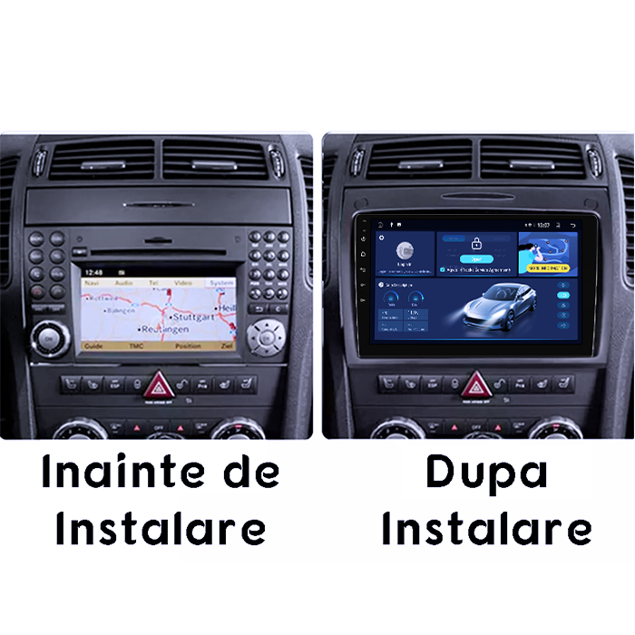 Navigatie dedicata BENZ SLK 2006-2010, 4GB RAM 64GB ROM, Quad Core, Display 9" QLED 1K, Carplay, Android 14, Bluetooth, Magazin Play, Suport Camere AHD [6]