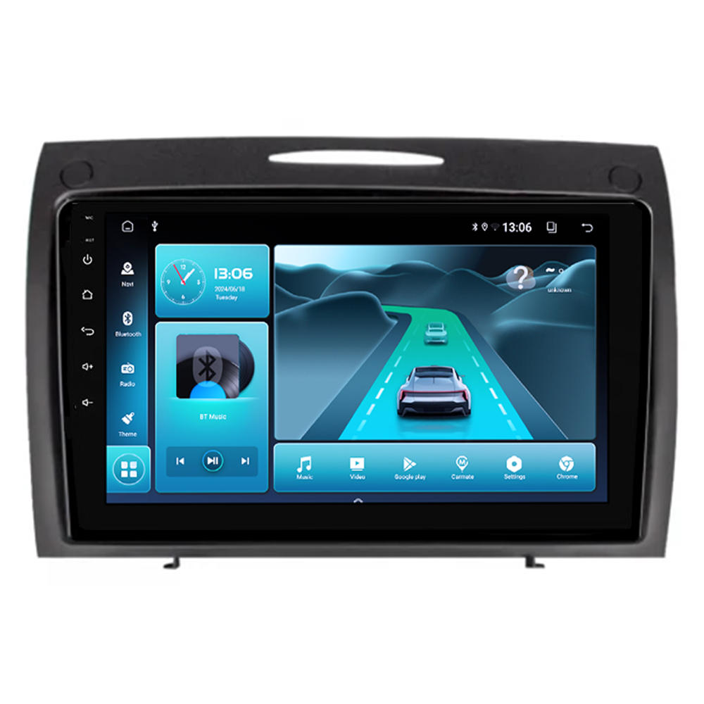 Navigatie dedicata Mercedes SLK 2006-2010, 4GB RAM 64GB ROM, Octacore, Android 14, Display QLED 9", DSP, Carplay&Android Auto, SIM 4G, Ventilator Activ [1]