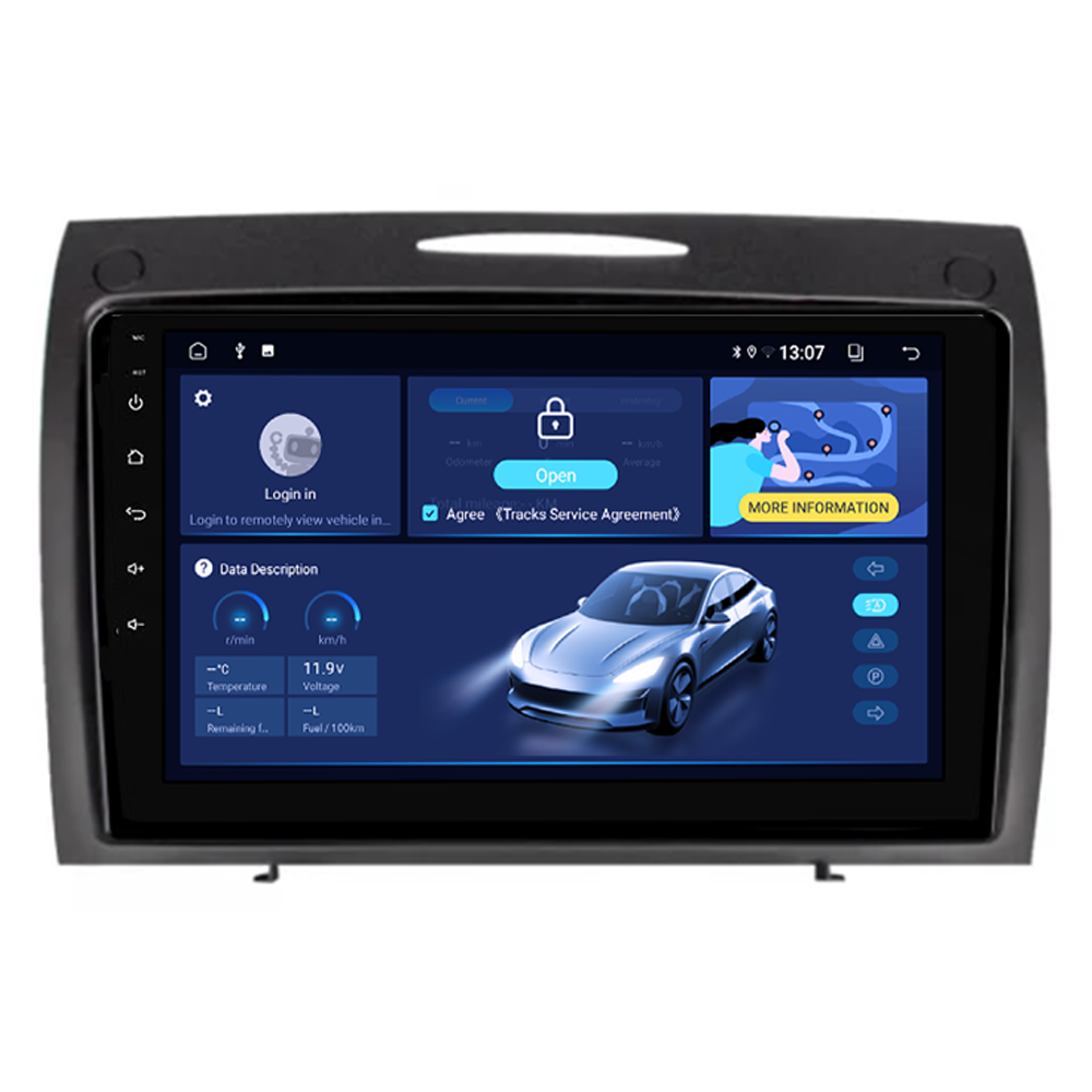 Navigatie dedicata Mercedes SLK 2006-2010, 4GB RAM 64GB ROM, Octacore, Android 14, Display QLED 9", DSP, Carplay&Android Auto, SIM 4G, Ventilator Activ [3]