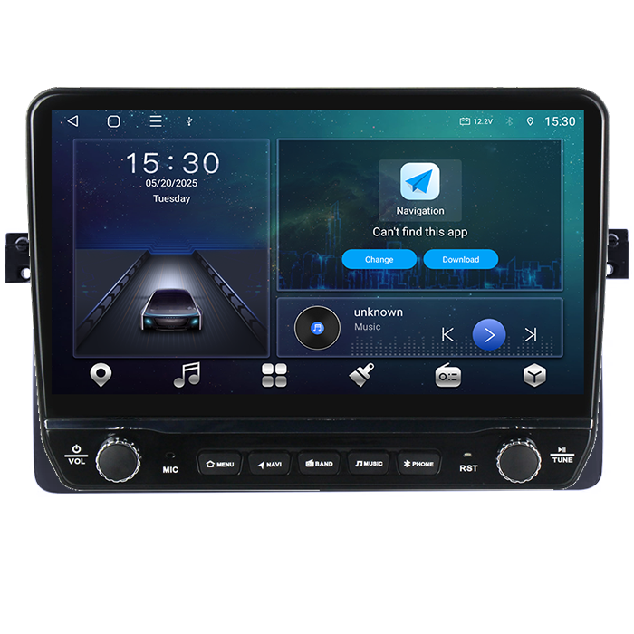 Navigatie dedicata BMW E46 Tesla cu butoane rotative model 2024, 4GB RAM 64GB ROM, Procesor Quadcore, Android 14, Display QLED 10", DSP, Carplay&Android AutoTesla cu butoane rotative model 2024, 4GB R [3]