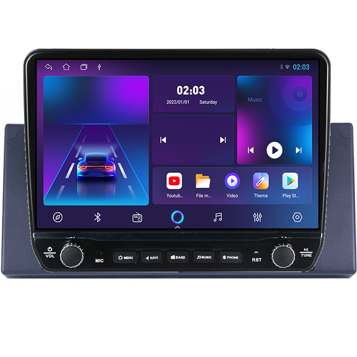 Navigatie dedicata BMW E53, Tesla cu butoane rotative model 2024, 4GB RAM 64GB ROM, Procesor Quadcore, Android 14, Display QLED 10", DSP, Carplay&Android Auto [3]