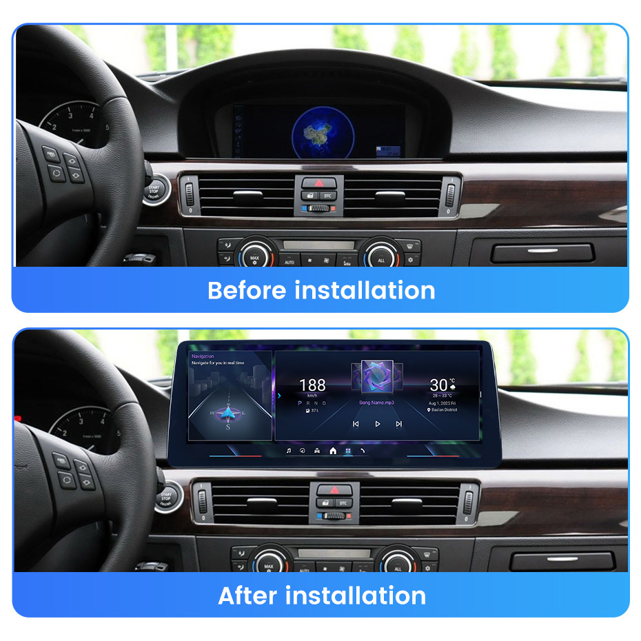 Navigatie dedicata BMW E60/90 CCC, 8GB RAM  64 ROM Procesor Qualcomm Octacore, Android 14, Rezolutie 2K, Display QLED 12.3", DSP, Carplay&Android Auto, SIM 4G [6]