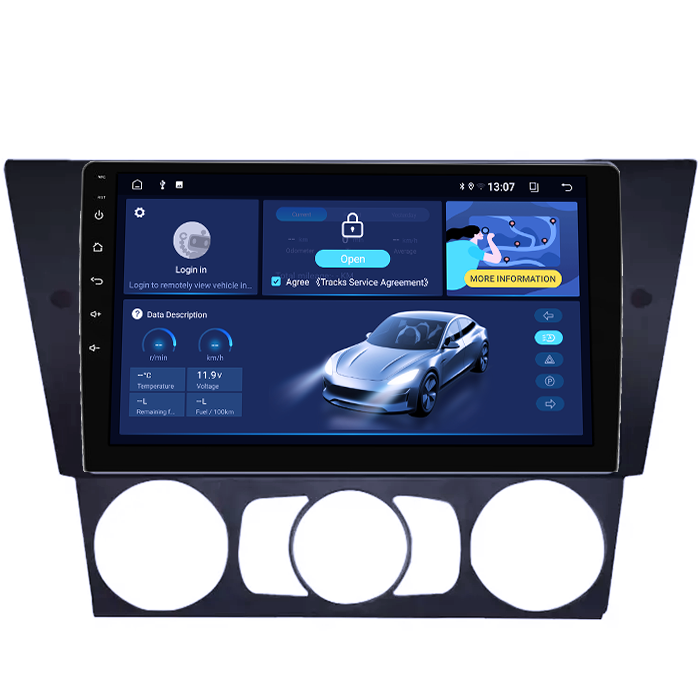 Navigatie dedicata BMW E87 2007-2013, 4GB RAM 32GB ROM, Octacore, Android 14, Display QLED 9", DSP, Carplay&Android Auto, SIM 4G, Bluetooth, Ventilator Activ [1]