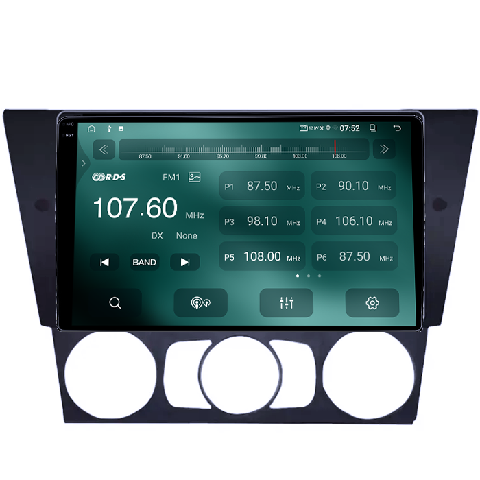 Navigatie dedicata BMW E87 2007-2013, 4GB RAM 64GB ROM, Quadcore, Android 14, Display QLED 1K 9", DSP, Carplay&Android Auto, Suport camere AHD [3]