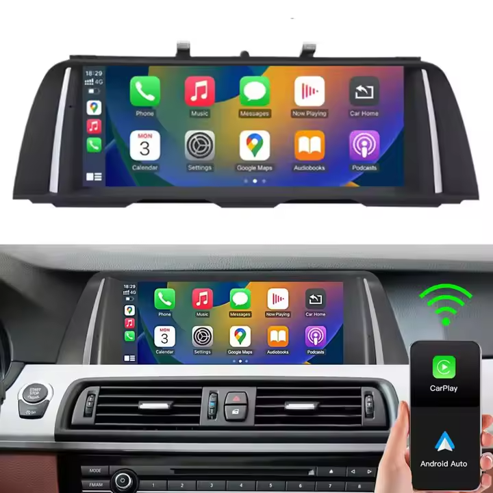 Navigatie dedicata BMW F10, CIC 2010-2013, Linux, Display QLED 10.25”, Suporta camera 360º, DSP, Carplay&Android Auto [4]