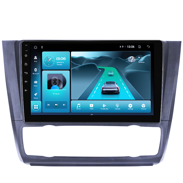 Navigatie dedicata BMW Seria 1 E81/E87 2007-2013, 8GB RAM 128GB ROM, Octacore, Platforma TS18, Android 13, Display QLED 9”, Suporta camera 360º, DSP, Carplay&Android Auto, SIM 4G, Ventilator Activ [2]