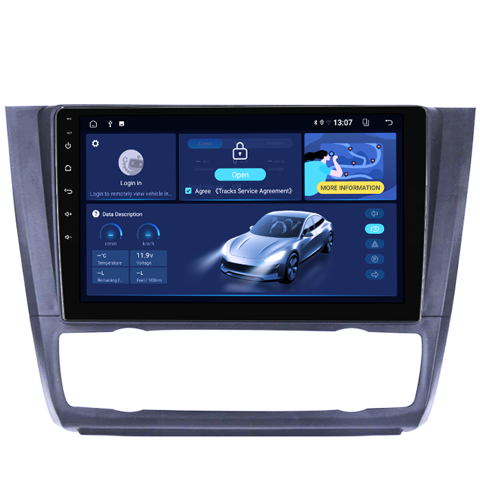 (Resigilata) Navigatie dedicata BMW Seria 1 E81/E87 2007-2013, Android 13, Wireless Carplay si Android auto 2 GB RAM 32 ROM, Display IPS, 9inch, Microfon Extern [4]