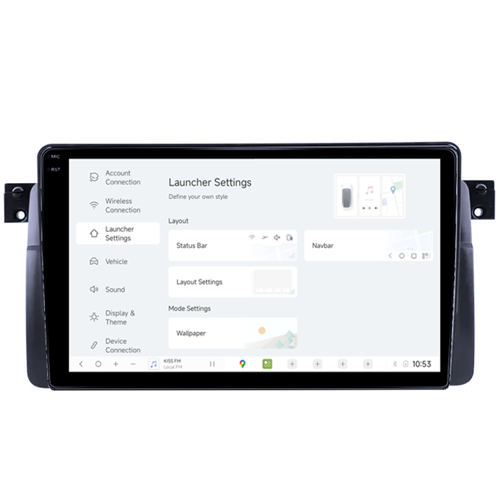 Navigatie dedicata BMW SERIA 3 E46 1999-2006 DUDU3, 4GB RAM 64GB ROM, Octacore, Platforma 8581, Android, Display QLED 9", DSP, Carplay&AndroidAuto [5]