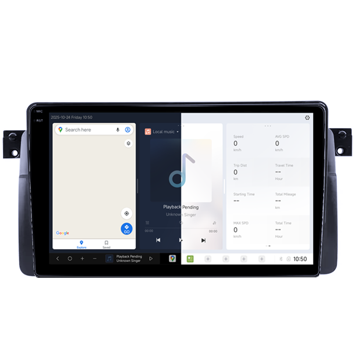 Navigatie dedicata BMW SERIA 3 E46 1999-2006 DUDU3, 4GB RAM 64GB ROM, Octacore, Platforma 8581, Android, Display QLED 9", DSP, Carplay&AndroidAuto [2]