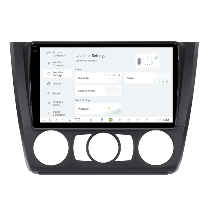 Navigatie dedicata BMW Seria 1 E81/E87 AC 2007-2013 DUDU3, 4GB RAM 64GB ROM, Octacore, Platforma 8581, Android, Display QLED 9", DSP, Carplay&AndroidAuto [5]
