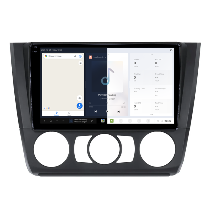 Navigatie dedicata BMW Seria 1 E81/E87 AC 2007-2013 DUDU3, 4GB RAM 64GB ROM, Octacore, Platforma 8581, Android, Display QLED 9", DSP, Carplay&AndroidAuto [2]