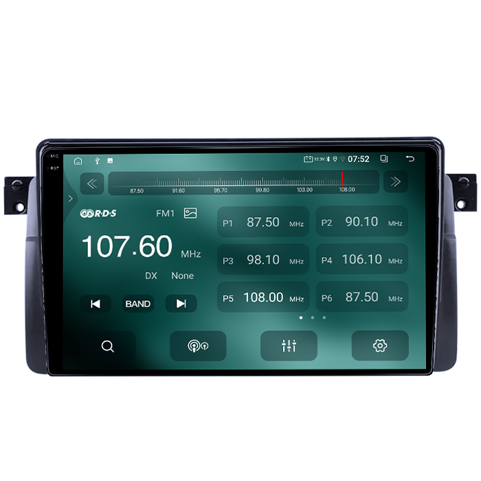 Navigatie dedicata BMW SERIA 3 E46 1999-2006, 4GB RAM 64GB ROM, Quadcore, Android 14, Display QLED 1K 9", DSP, Carplay&Android Auto, Suport camere AHD [3]