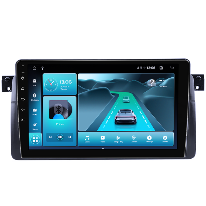 Navigatie dedicata BMW Seria 3 E46 1999-2006, 4GB RAM 64GB ROM, Octacore, Android 13, Display QLED 9", DSP, Carplay, Android Auto, Internet, Youtube, Waze, WIFI, Bluetooth [2]