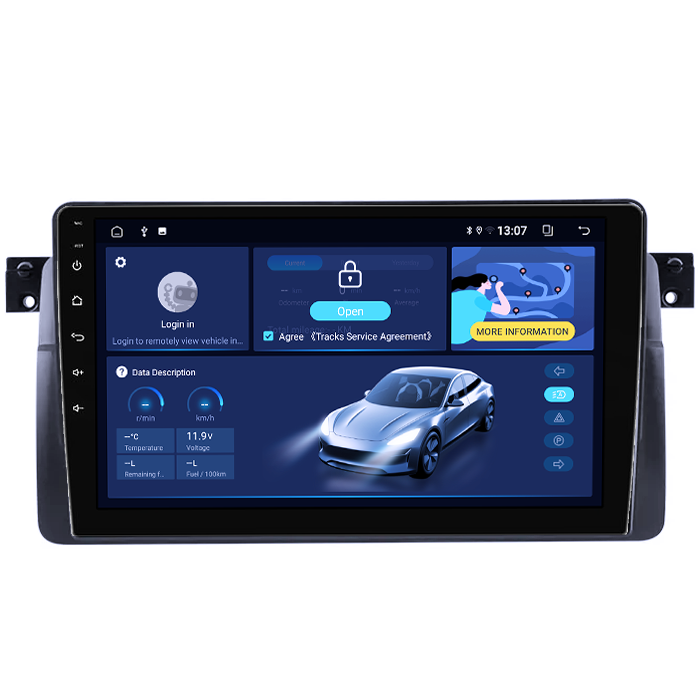Navigatie dedicata BMW Seria 3 E46 1999-2006, 4GB RAM 64GB ROM, Octacore, Android 13, Display QLED 9", DSP, Carplay, Android Auto, Internet, Youtube, Waze, WIFI, Bluetooth [4]