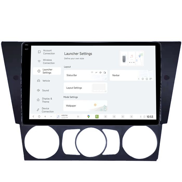 Navigatie dedicata BMW Seria 3 E90, E91 2005-2012 DUDU3, 4GB RAM 64GB ROM, Octacore, Platforma 8581, Android, Display QLED 9", DSP, Carplay&AndroidAuto [5]