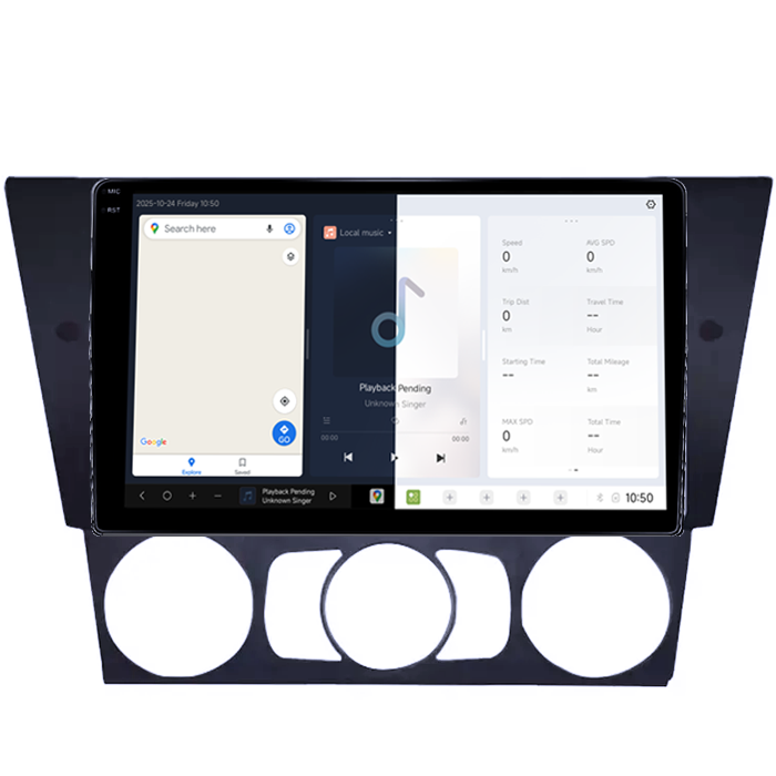 Navigatie dedicata BMW Seria 3 E90, E91 2005-2012 DUDU3, 4GB RAM 64GB ROM, Octacore, Platforma 8581, Android, Display QLED 9", DSP, Carplay&AndroidAuto [2]