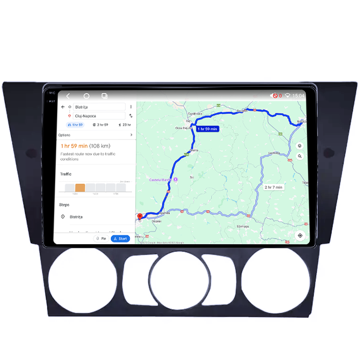 Navigatie dedicata BMW Seria 3 E90 E91 2005–2012, 4GB RAM 64GB ROM, Octacore, Android 14, Display QLED 1K 9", Carplay&Android Auto, SIM 4G, Ventilator Activ [5]