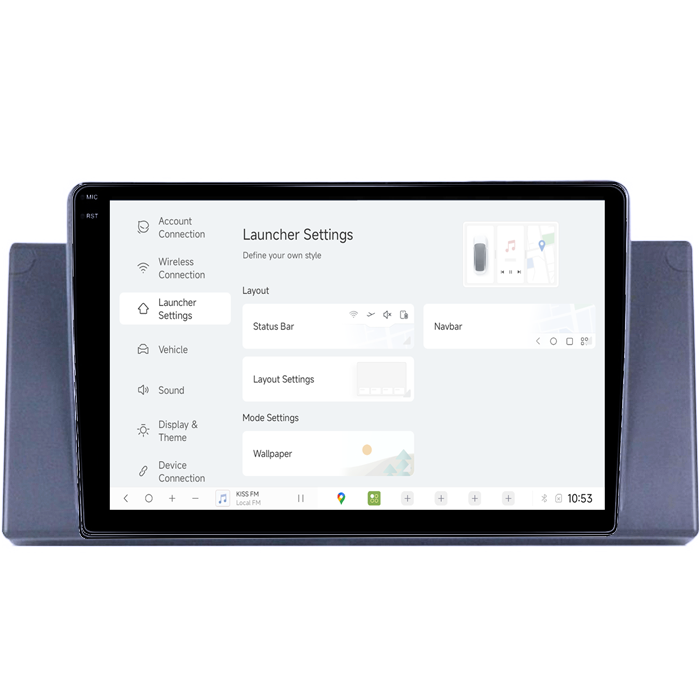 Navigatie dedicata BMW Seria 5 E39/E53 DUDU3, 4GB RAM 64GB ROM, Octacore, Platforma 8581, Android, Display QLED 9", DSP, Carplay&AndroidAuto [5]