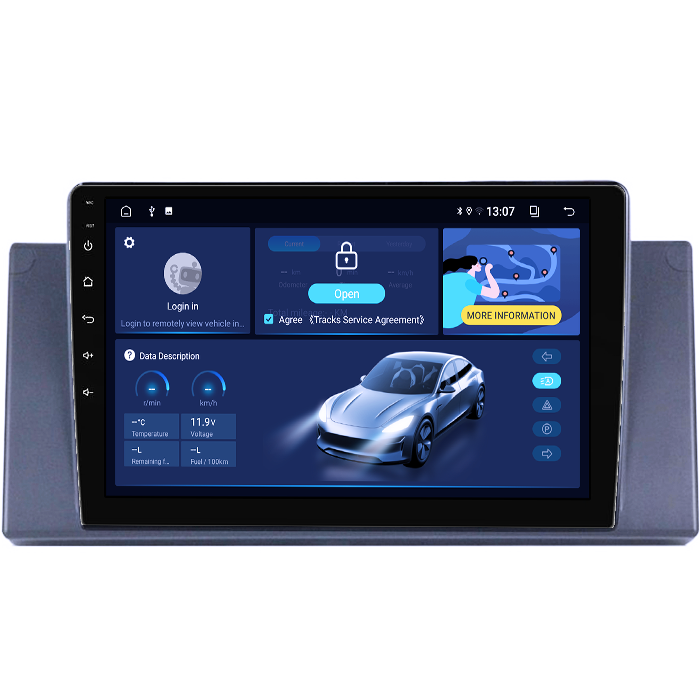 Navigatie dedicata BMW Seria 5 E39/E53 2000-2006, 4GB RAM 64GB ROM, Octacore, Android 13, Display QLED 9", DSP, Carplay, Android Auto, Internet, Youtube, Waze, WIFI, Bluetooth [4]