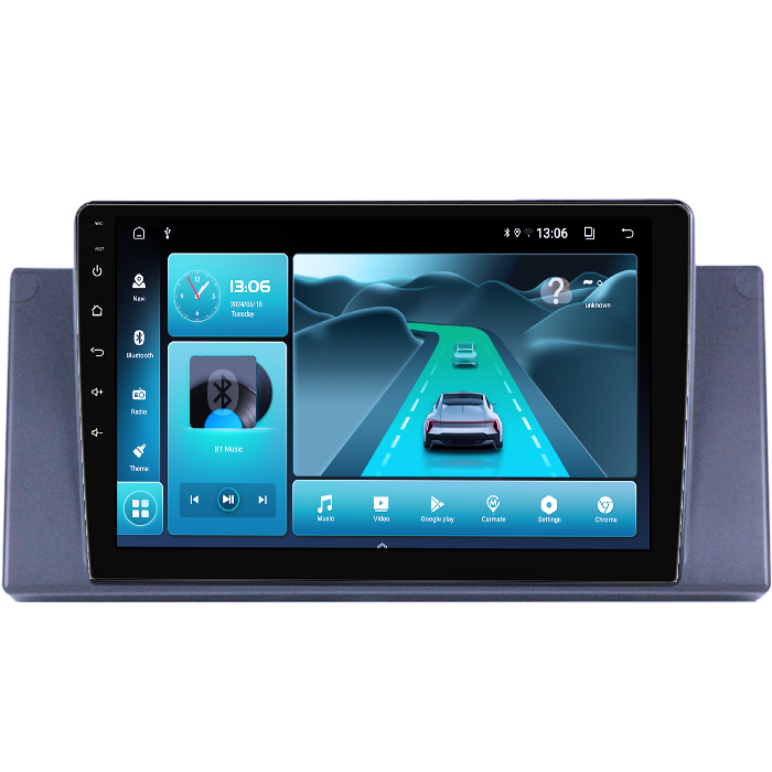 Navigatie dedicata BMW Seria 5 E39/E53 2000-2006, 4GB RAM 64GB ROM, Octacore, Android 13, Display QLED 9", DSP, Carplay, Android Auto, Internet, Youtube, Waze, WIFI, Bluetooth [2]