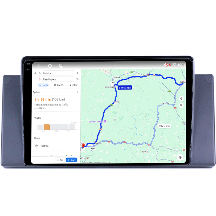 Navigatie dedicata BMW Seria 5 E39/E53 2000-2006, 4GB RAM 64GB ROM, Octacore, Android 14, Display QLED 1K 9", Carplay&Android Auto, SIM 4G, Ventilator Activ [4]
