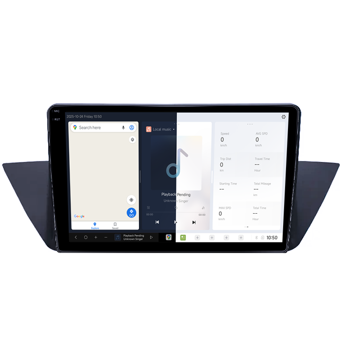 Navigatie dedicata BMW X1 E84 2009-2015 DUDU3, 4GB RAM 64GB ROM, Octacore, Platforma 8581, Android, Display QLED 10", DSP, Carplay&AndroidAuto [2]
