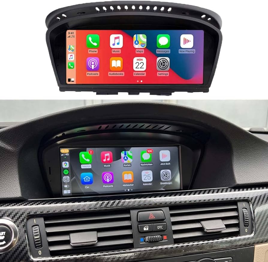 Navigatie dedicata BMW Seria 5 E60/E90, CIC, Display IPS 1280*720 9.3 inch, Linux, Carplay&Android Auto, Suport camere spate [4]
