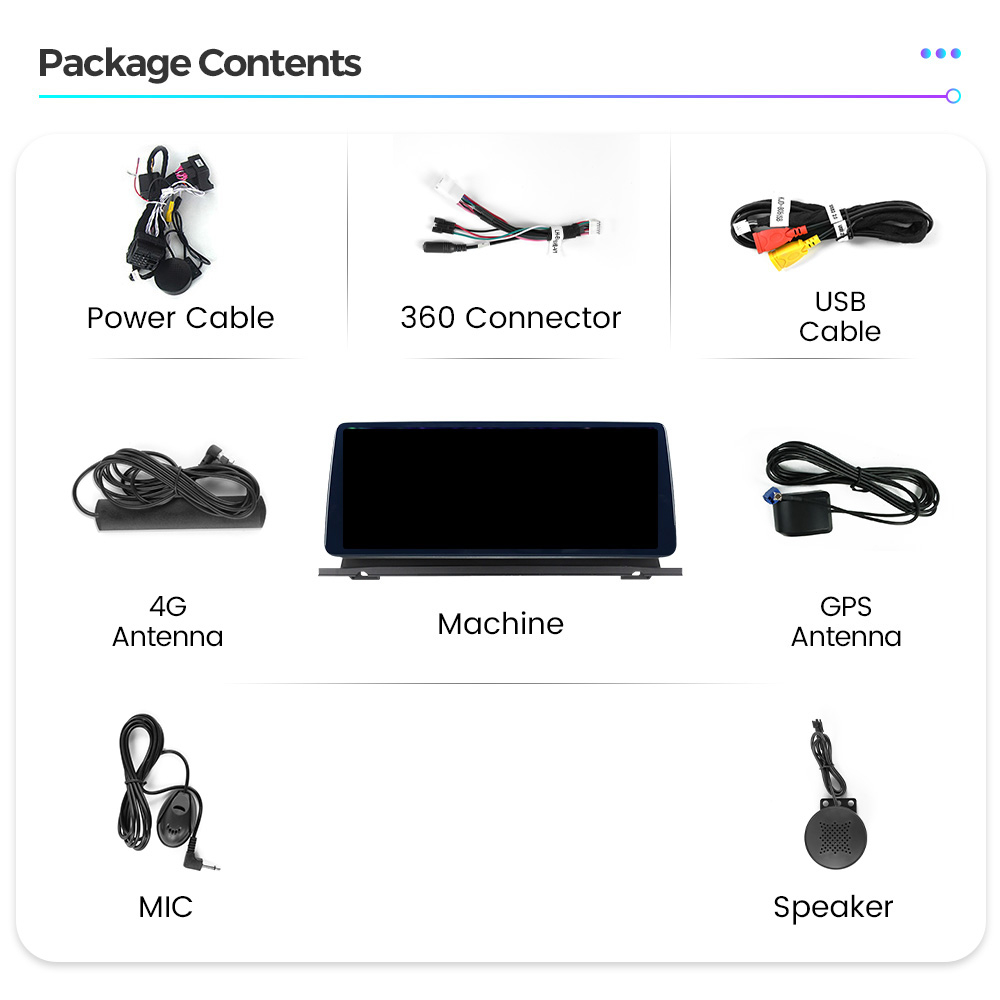 Navigatie dedicata BMW Seria 5 F10/F11 2010-2013, Seria 6 F06 2011-2018 CIC, 8GB RAM 256GB ROM, Procesor Qualcomm Octacore, Android 14, Rezolutie 2K, Display QLED 12.3", DSP, Carplay&Android Auto, SIM [2]