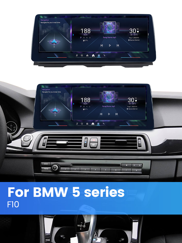 Navigatie dedicata BMW Seria 5 F10/F11 2010-2013, Seria 6 F06 2011-2018 EVO, 8GB RAM 256GB ROM, Procesor Qualcomm Octacore, Android 14, Rezolutie 2K, Display QLED 12.3", DSP, Carplay&Android AutO [5]