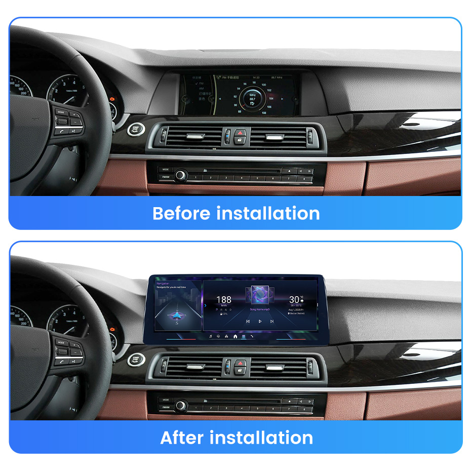 Navigatie dedicata BMW Seria 5 F10/F11 2010-2013, Seria 6 F06 2011-2018 NBT, 8GB RAM 256GB ROM, Procesor Qualcomm Octacore, Android 14, Rezolutie 2K, Display QLED 12.3", DSP, Carplay&Android Auto, SIM [4]