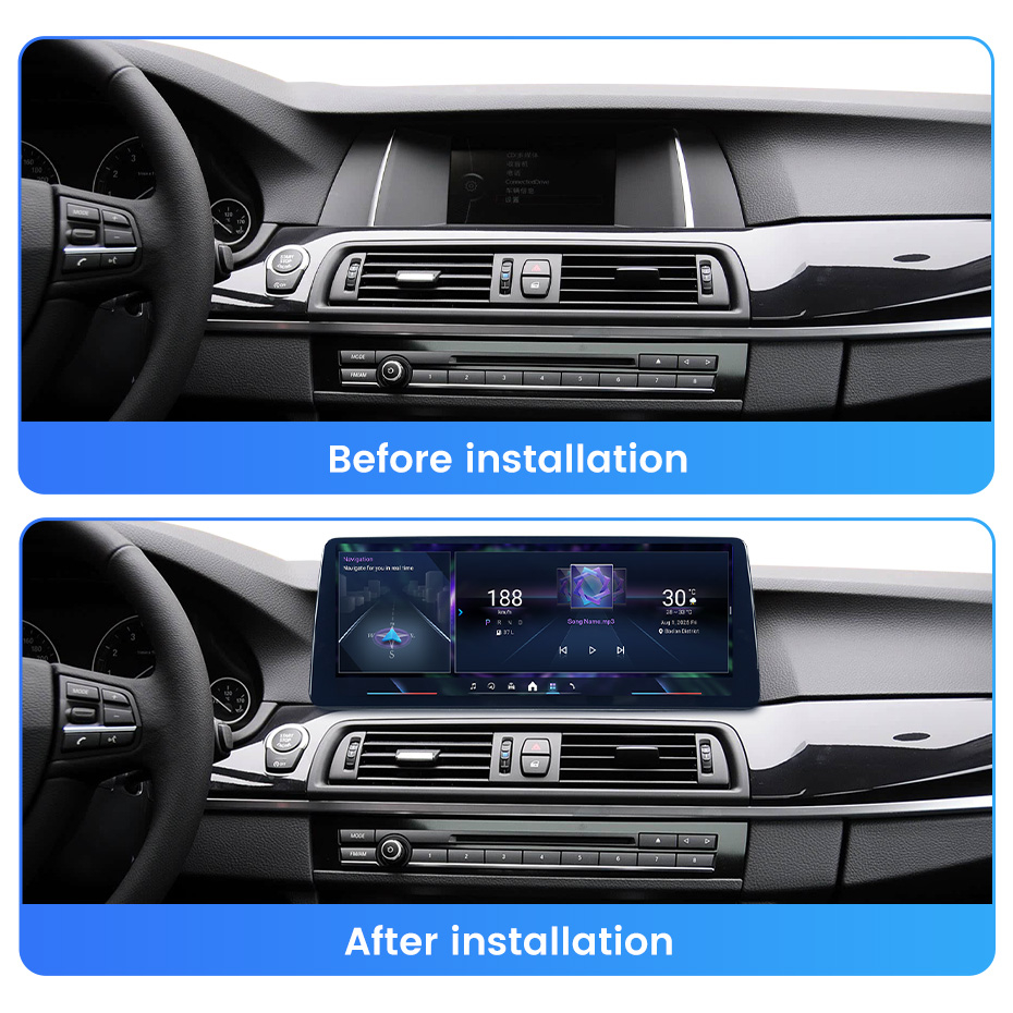 Navigatie dedicata BMW Seria 5 F10/F11 2010-2013, Seria 6 F06 2011-2018 NBT, 8GB RAM 256GB ROM, Procesor Qualcomm Octacore, Android 14, Rezolutie 2K, Display QLED 12.3", DSP, Carplay&Android Auto [6]