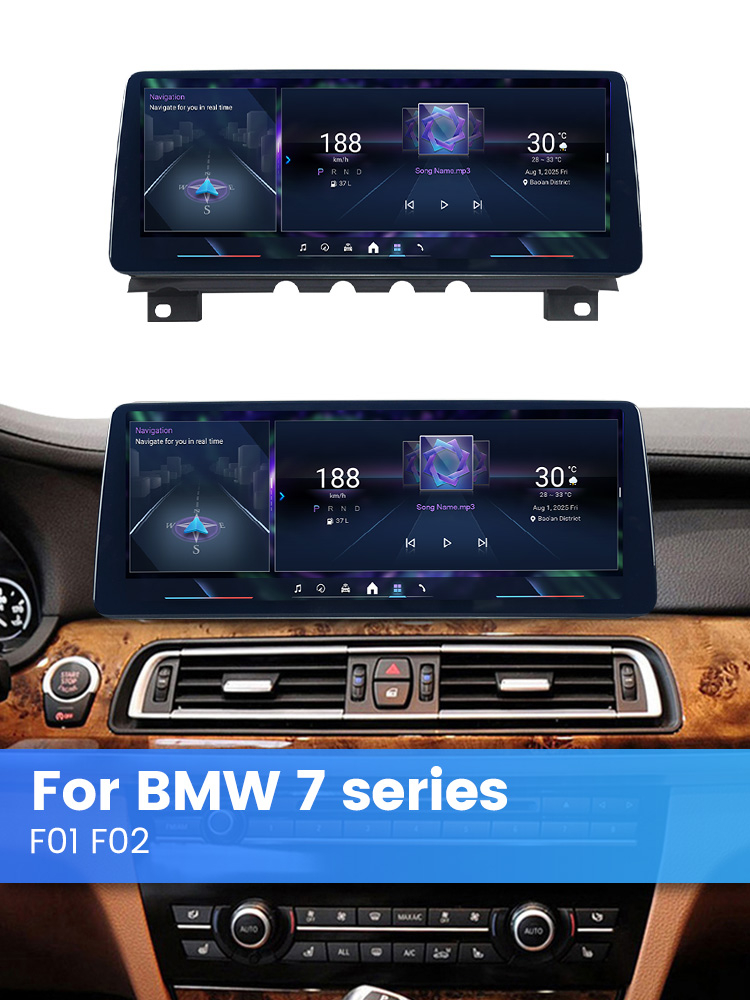 Navigatie dedicata BMW Seria 7 F01 NBT, 8GB RAM 256GB ROM, Procesor Qualcomm Octacore, Android 14, Rezolutie 2K, Display QLED 12.3", DSP, Carplay&Android Auto, SIM 4G [3]
