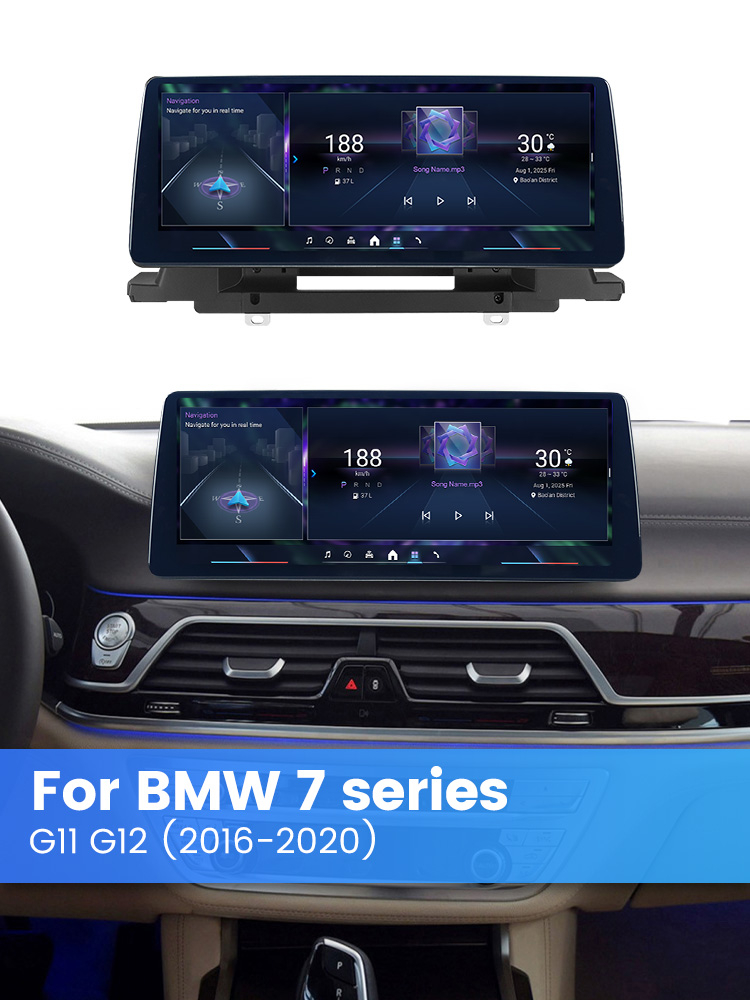 Navigatie dedicata BMW Seria 7 G11/G12 2016-2020 NBT, 8GB RAM 256GB ROM, Procesor Qualcomm Octacore, Android 14, Rezolutie 2K, Display QLED 12.3", DSP, Carplay&Android Auto, SIM 4G [3]