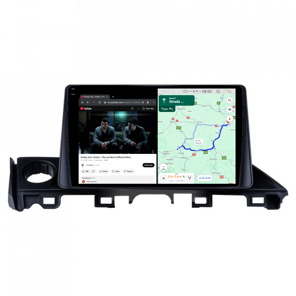 Navigatie dedicata Mazda 6 2017-2019, 4GB RAM 32GB ROM, Octacore, Android 14, Display QLED  9", DSP, Carplay&Android Auto, SIM 4G, Bluetooth, Ventilator Activ [2]