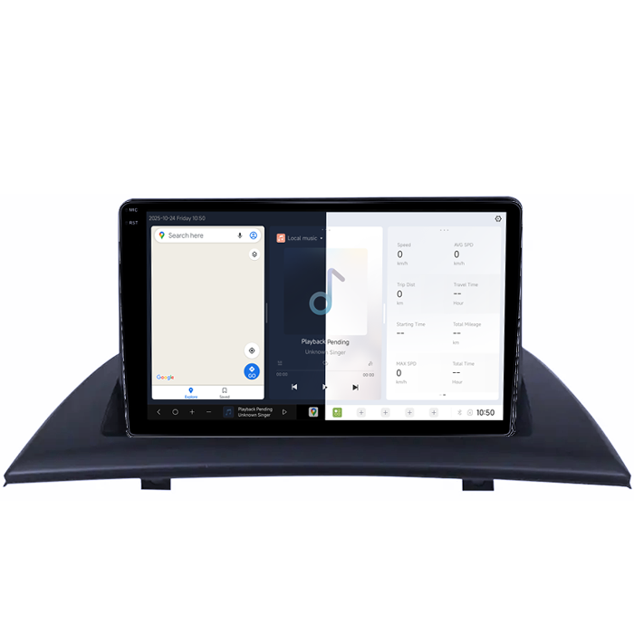 Navigatie dedicata BMW X3 E83 2004-2012 DUDU3, 4GB RAM 64GB ROM, Octacore, Platforma 8581, Android, Display QLED 9", DSP, Carplay&AndroidAuto [2]