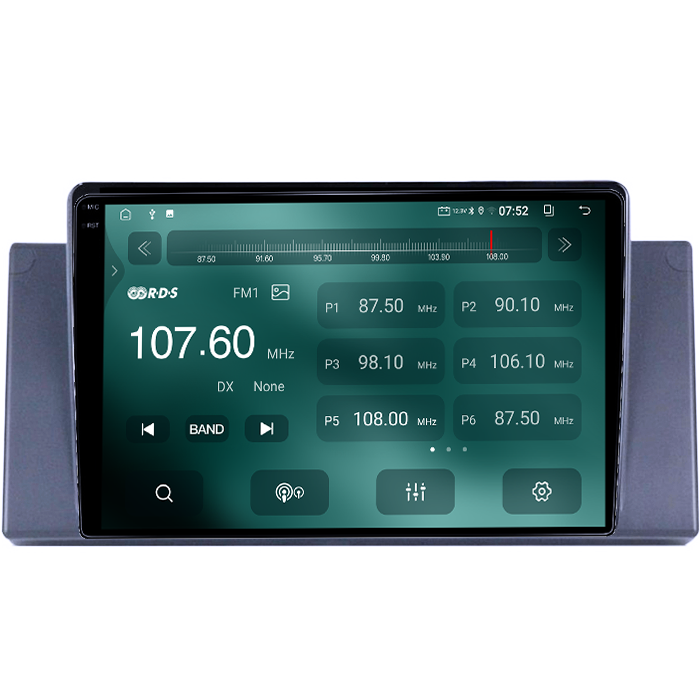 Navigatie dedicata BMW X5 E53 2000-2006, 4GB RAM 64GB ROM, Quadcore, Android 14, Display QLED 1K 9", DSP, Carplay&Android Auto, Suport camere AHD [3]
