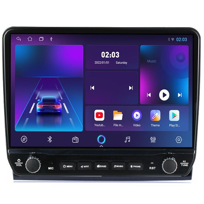 Navigatie dedicata Bravo 2007-2012 Tesla cu butoane rotative model 2024, 4GB RAM 64GB ROM, Procesor Quadcore, Android 14, Display QLED 10", DSP, Carplay&Android Auto [5]