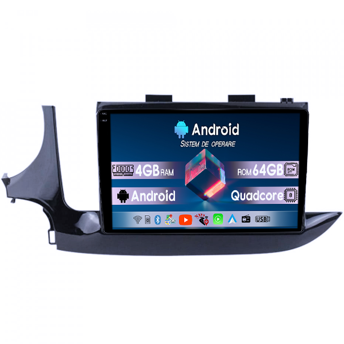 Navigatie dedicata Buick Encore 2016-2018, 4GB RAM 64GB ROM, Quadcore, Android 14, Display QLED 1K 9", DSP, Carplay&Android Auto, Suport camere AHD [1]