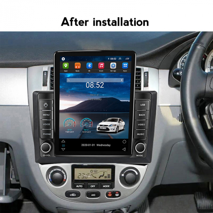 Navigatie dedicata Buick Excelle 2004-2013 ,Tesla Style, ANDROID 13,Carplay&Android Auto, 10 inch , 8+128GB, Internet, Aplicatii, Waze, GPS [3]