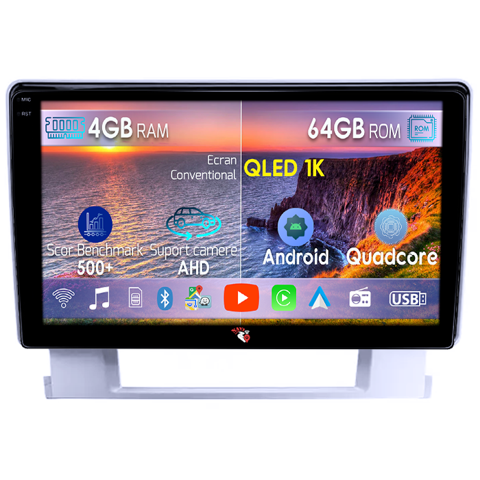 Navigatie dedicata Buick Excelle 2010-2014, 4GB RAM 64GB ROM, Octacore, Android 14, Display QLED 1K 9", Carplay&Android Auto, SIM 4G, Ventilator Activ [1]