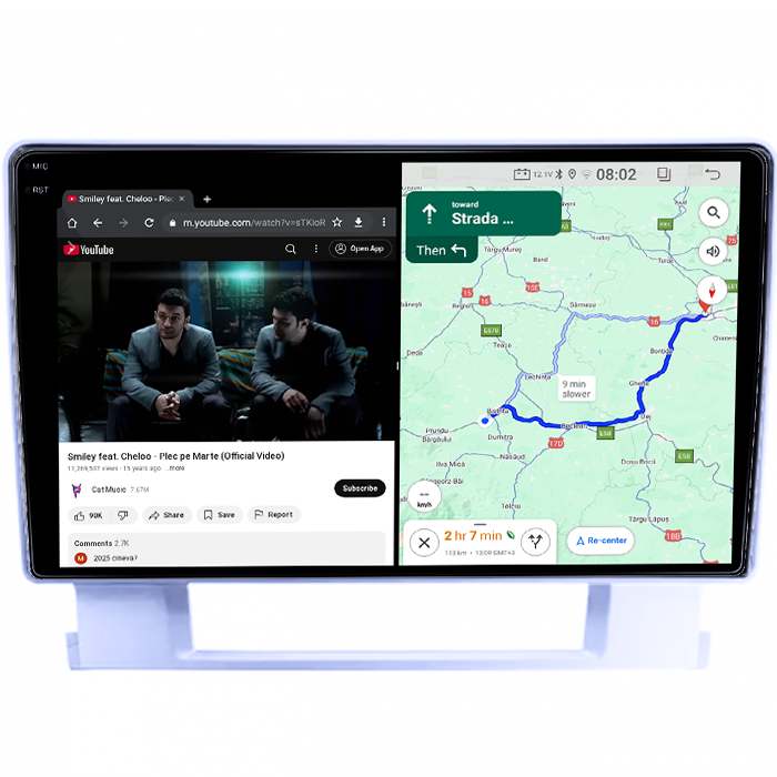 Navigatie dedicata Buick Excelle 2010-2014, 4GB RAM 64GB ROM, Quadcore, Android 14, Display QLED 1K 9", DSP, Carplay&Android Auto, Suport camere AHD [5]