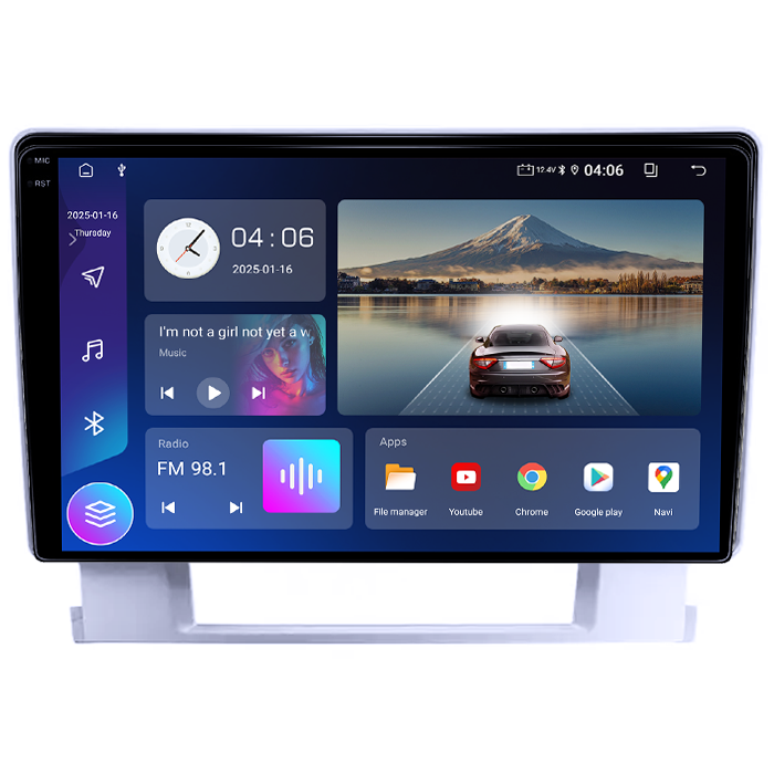 Navigatie dedicata Mazda 6 2004-2015, 8GB RAM 128GB ROM, Octacore, Platforma TS18, Android 14, Display QLED 9", Suporta camera 360", DSP, Carplay&Android Auto, SIM 4G, Ventilator Activ [2]