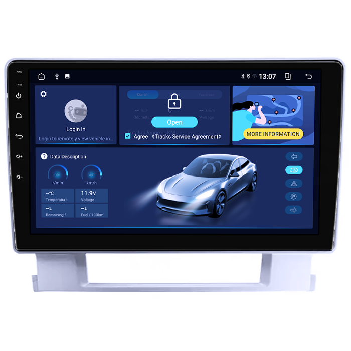 Navigatie dedicata Buick Excelle 2010-2014, 8GB RAM 128GB ROM, Octacore, Platforma TS18, Android 13, Display QLED 9”, Suporta camera 360º, DSP, Carplay&Android Auto, SIM 4G, Ventilator Activ [2]