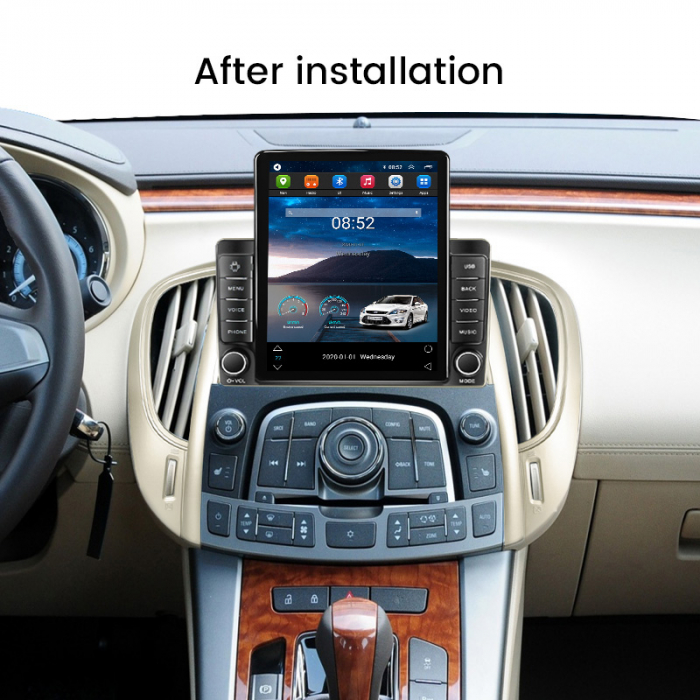 Navigatie dedicata Buick Lacrosse 2009-2013 ,Tesla Style, ANDROID 13,Carplay&Android Auto, 10 inch , 8+128GB, Internet, Aplicatii, Waze, GPS [4]
