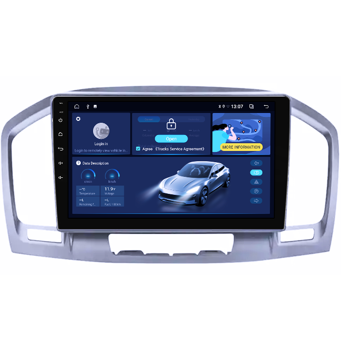 Navigatie dedicata Buick Regal 2009-2013, 8GB RAM 128GB ROM, Octacore, Platforma TS18, Android 13, Display QLED 9”, Suporta camera 360º, DSP, Carplay&Android Auto, SIM 4G, Ventilator Activ [2]