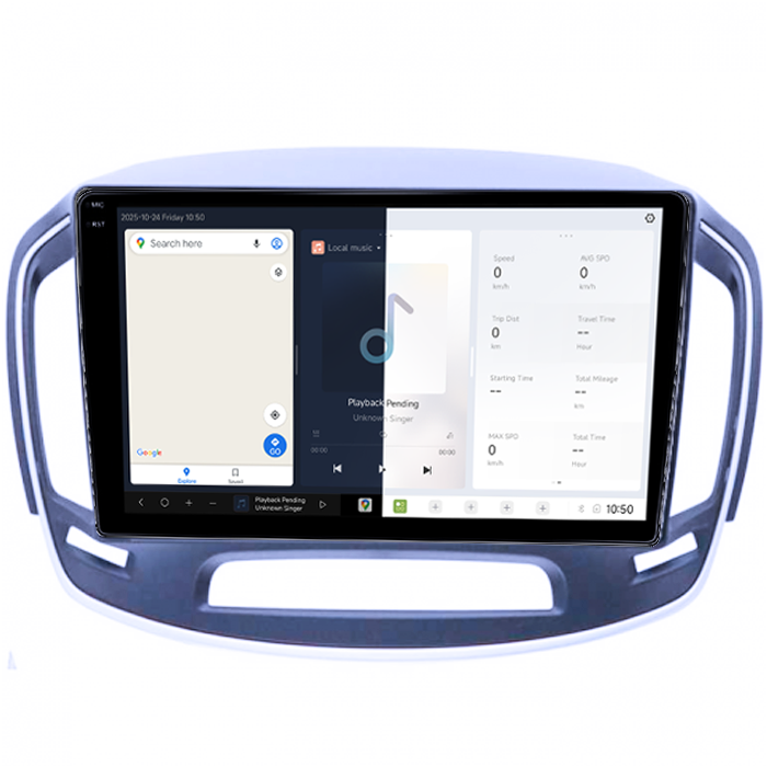 Navigatie dedicata Buick Regal 2014 DUDU3, 4GB RAM 64GB ROM, Octacore, Platforma 8581, Android, Display QLED 10", DSP, Carplay&AndroidAuto [2]
