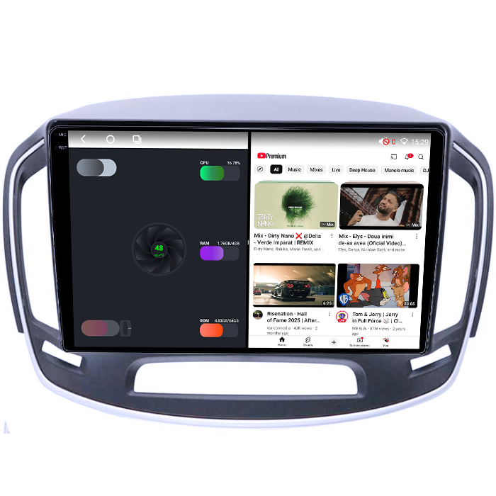 Navigatie dedicata Buick Regal 2014+, 4GB RAM 64GB ROM, Octacore, Android 14, Display QLED 1K 10", Carplay&Android Auto, SIM 4G, Ventilator Activ [3]