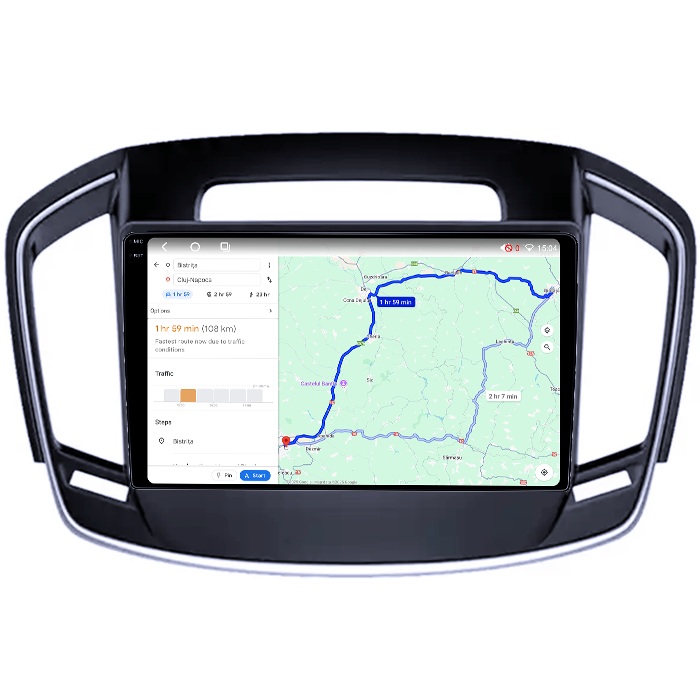 Navigatie dedicata Buick Regal 2014+, 4GB RAM 64GB ROM, Octacore, Android 14, Display QLED 1K 9", Carplay&Android Auto, SIM 4G, Ventilator Activ [4]